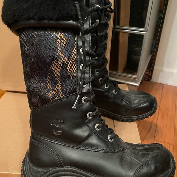 UGG Adirondack Tall Exotic Velvet Snow boot - Picture 3 of 7